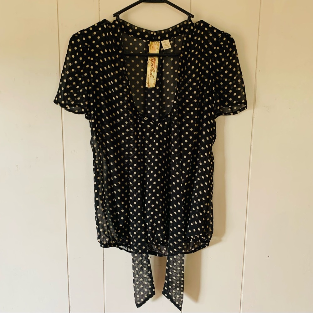 Sheer blouse